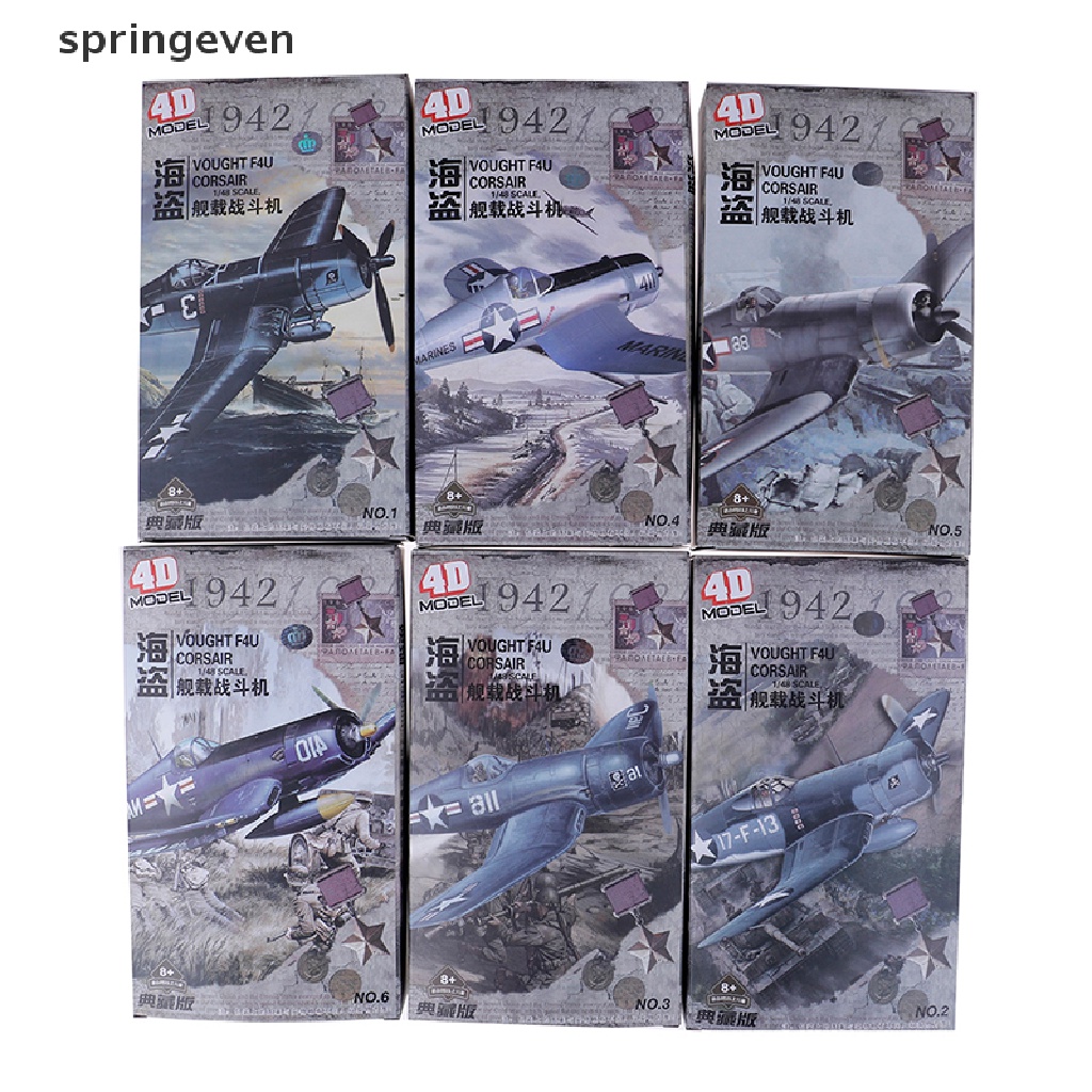springeven 1/48 Scale assemble fighter model toys flanker combat aircraft diecast war-II RFT
