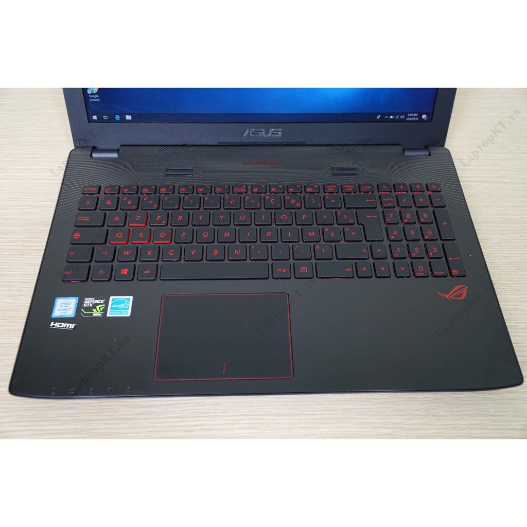 Laptop Gaming Asus GL552VW, Intel Core i7 6700HQ, ram8GB, SSD 128GB, HDD 1TB, Nvidia GeForce GTX 960M, 15.6inch FHD