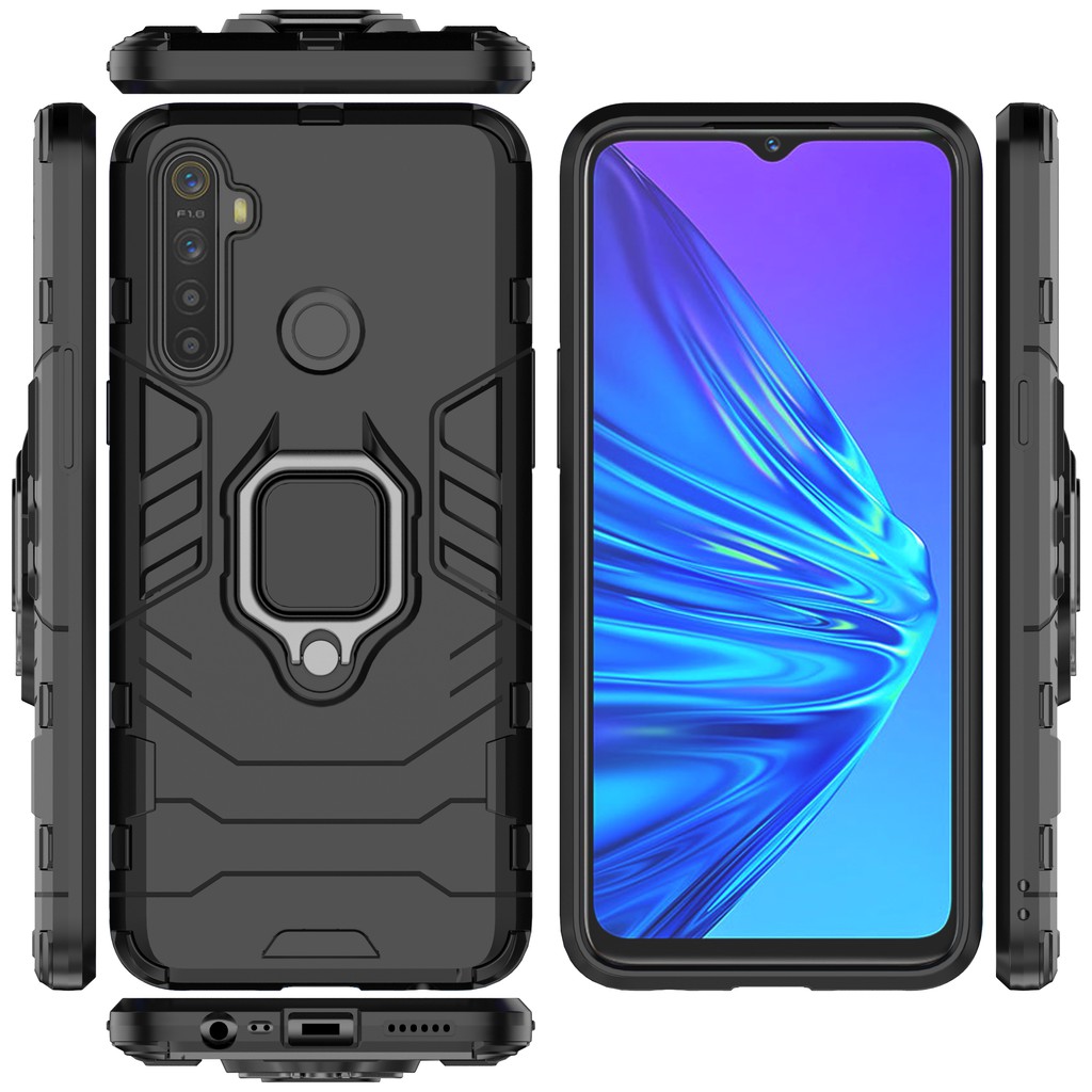 Ốp lưng Realme 6 6i 6s 6 Pro, Ốp Chống sốc Iron Man có giá đỡ nhẫn iring Bảo vệ viền và Camera cho Realme 6 6i 6s 6 Pro