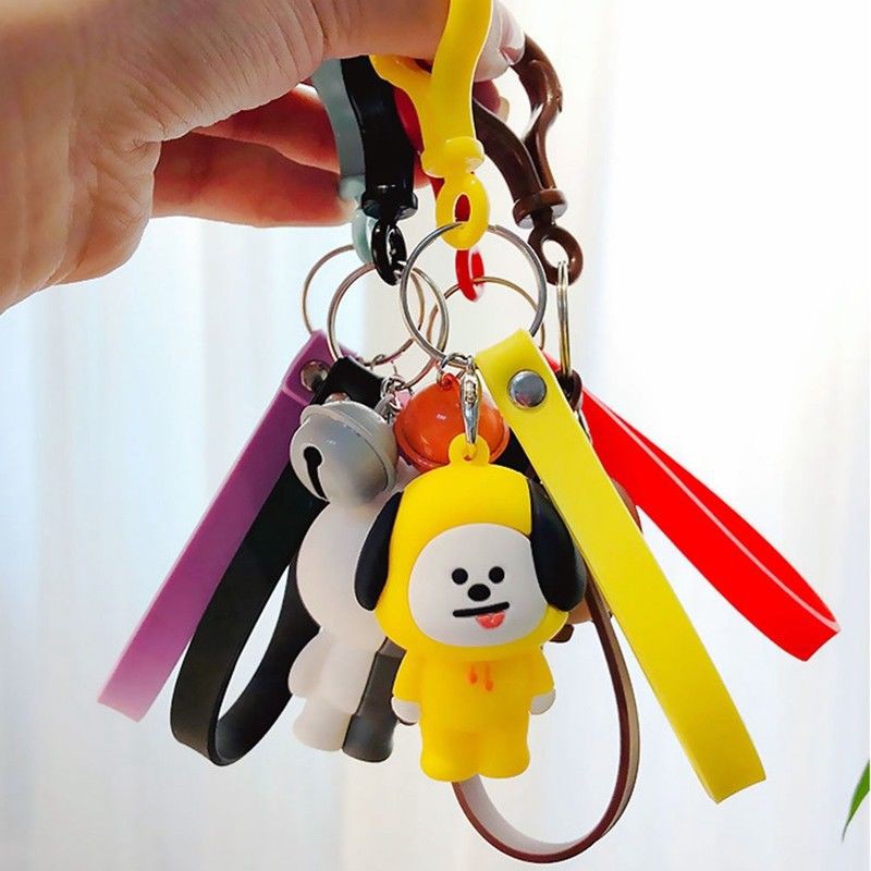 Móc khóa hình các thành viên BTS chibi dễ thương