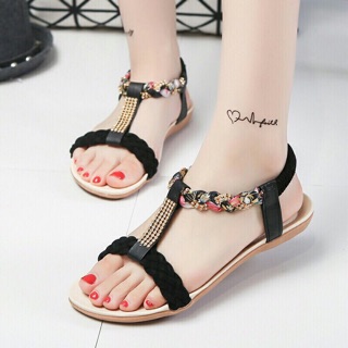 Giày sandal bệt quay ngang cho hè năng động