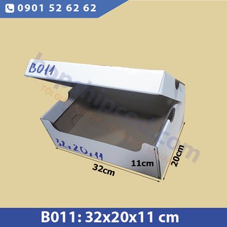 Siêu rẻ 20 hộp carton đựng giày B011 kích thước 32x20x11 cm