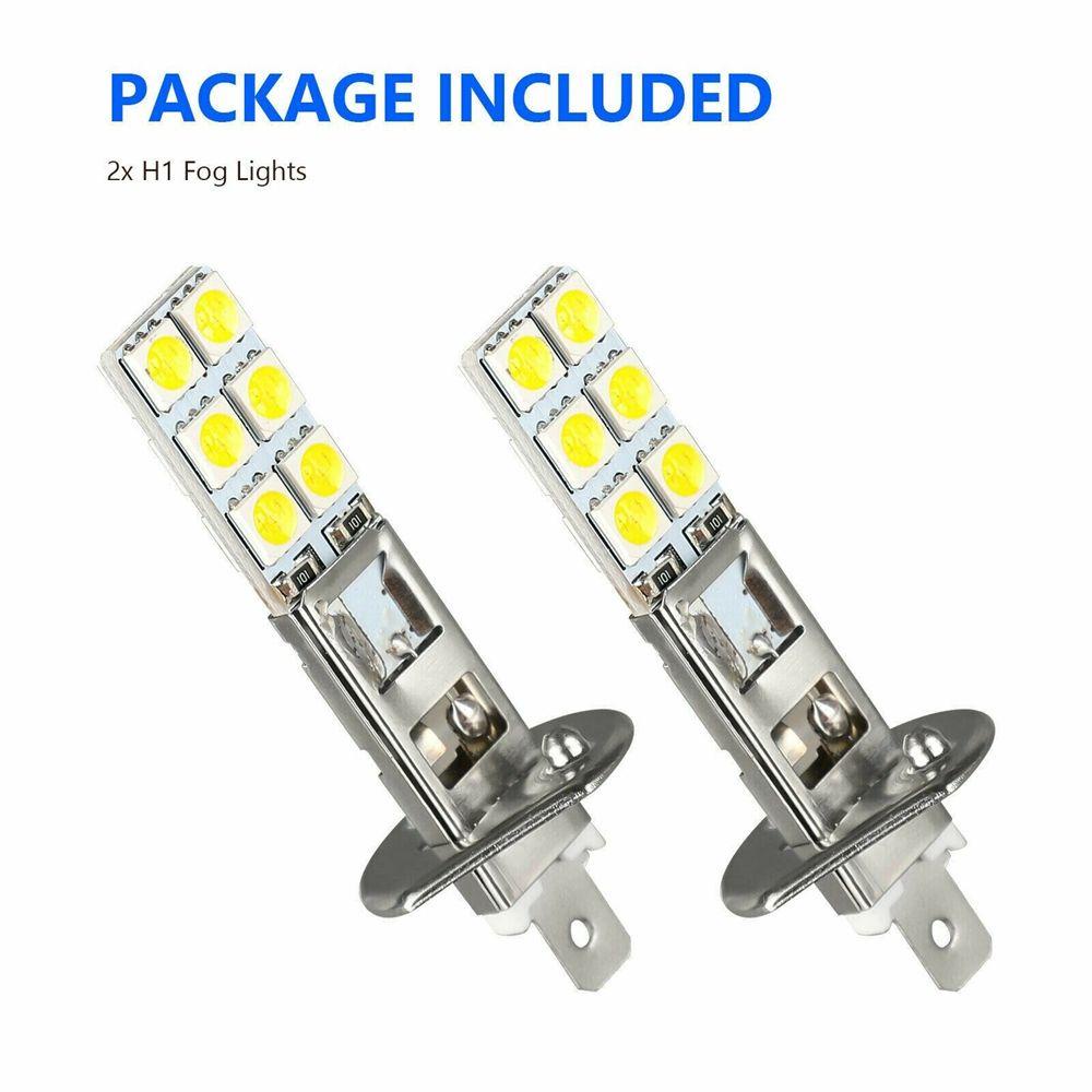 Bộ 2 Đèn Pha Siêu Sáng 12SMD-5050 6000K 55W Cho Xe Hơi