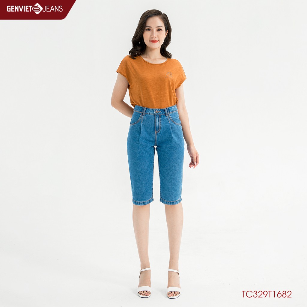 Áo Thun Cộc Tay Summer Genviet Nữ TC329T1682 GENVIET