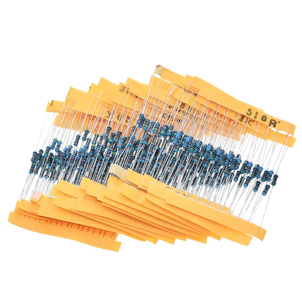 Bộ 300 điện trở 10 -1M Ohm 1/4w với 1% bằng kim loại chất lượng cao | BigBuy360 - bigbuy360.vn