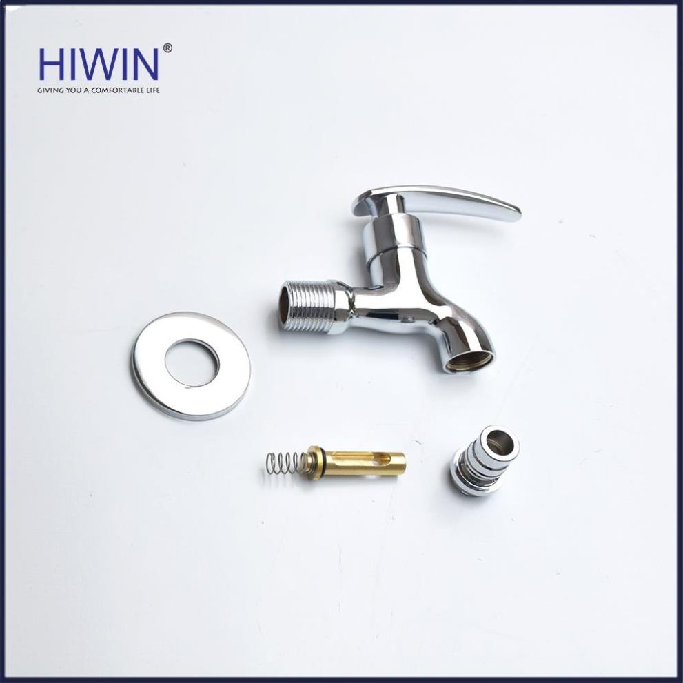 Vòi máy giặt tự ngắt thông minh đồng mạ crom cao cấp Hiwin KF-5020