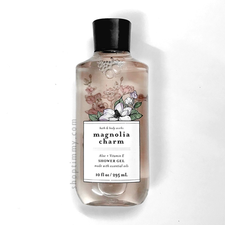 Sữa Tắm Dưỡng ẩm Vitamin E Magnolia Charm cho da nhờn khô thơm nhẹ nhàng - Bath & Body Works 259ml - chính hãng Mỹ
