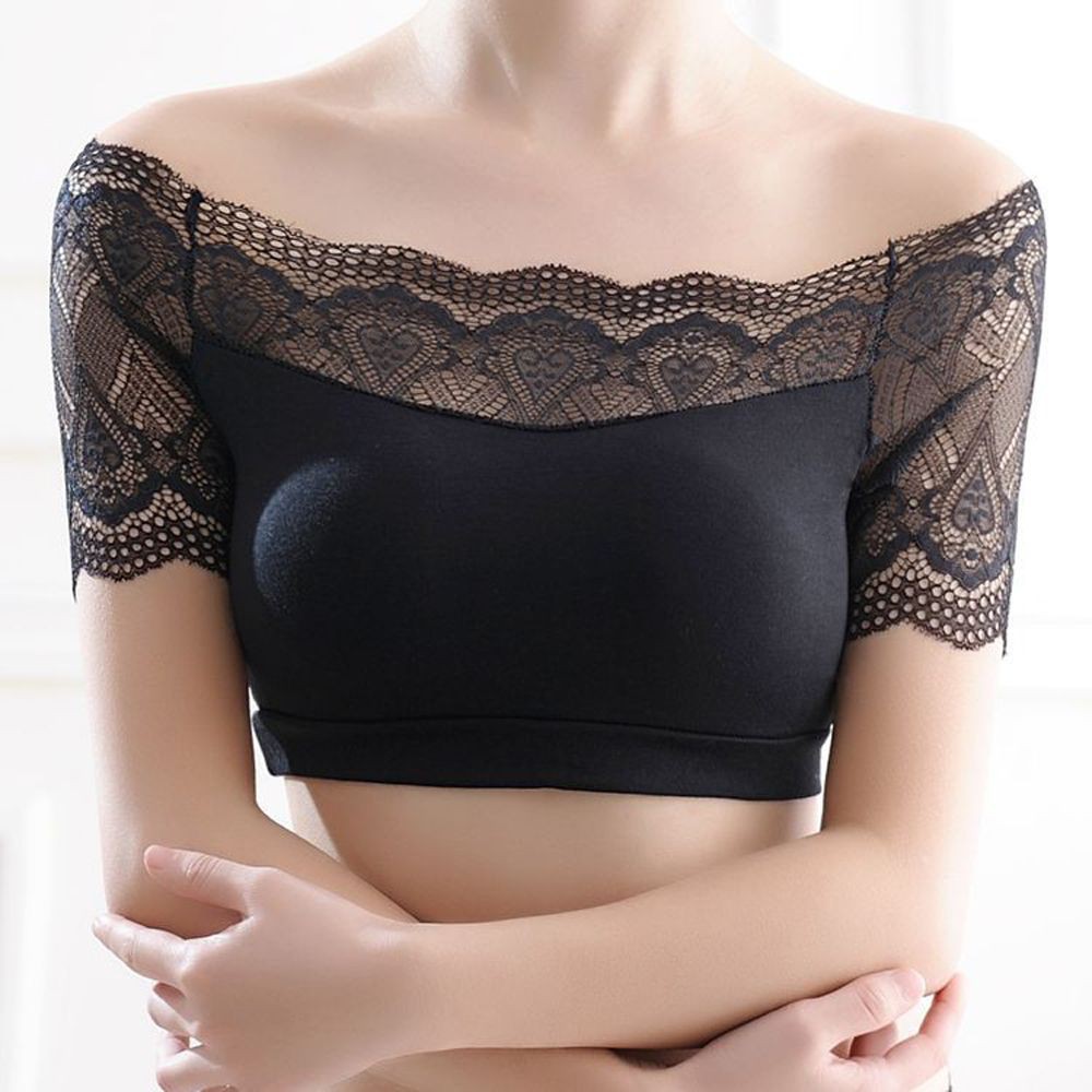 Áo quây ngực phối ren phong cách gợi cảm