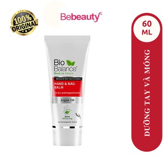 Kem dưỡng bàn tay & móng tinh dầu Argan Bio Balance 60ml - 0513646