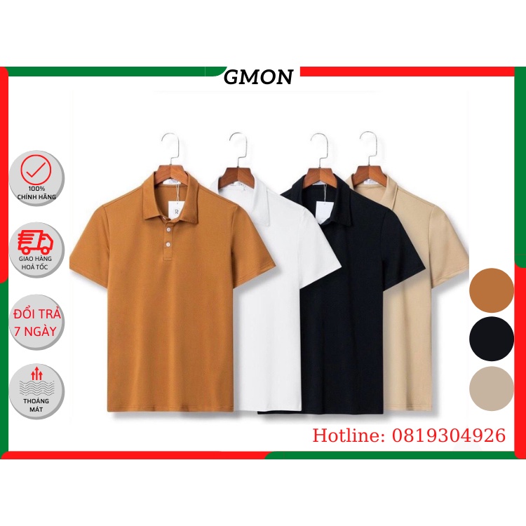 Áo Thun Polo Nam cổ bẻ CROWN xanh vải Cá Sấu Cotton cao cấp chuẩn form –2022