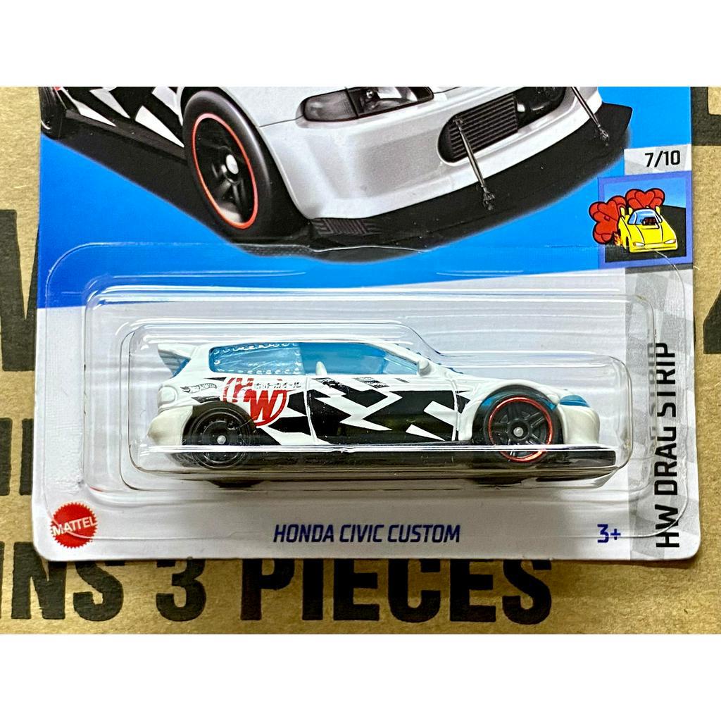 Hot wheels Chính Hãng mẫu xe JDM Honda Civic Custom  Mẫu mới 2023