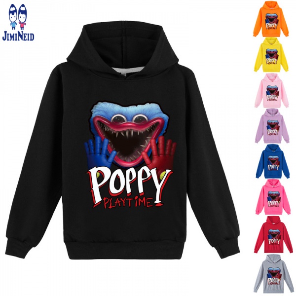 Poppy Playtime Huggy Wuggy Áo khoác chui cổ cho bé P4Qh