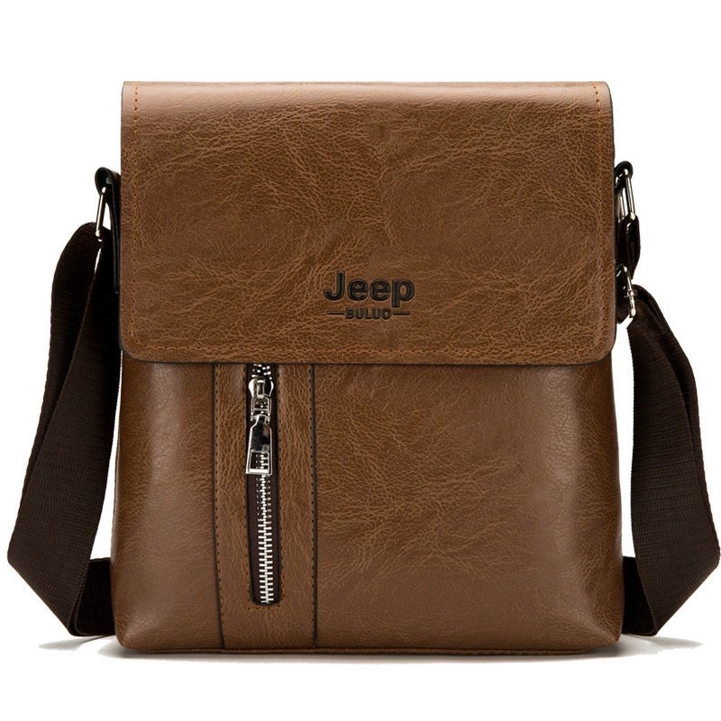 Túi đeo chéo nam Jeep _ Túi nam công sở chất da Pu cao cấp