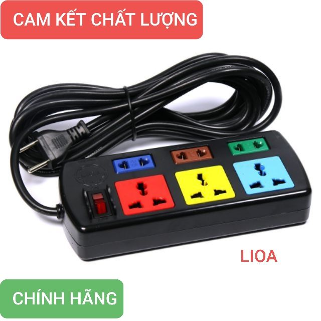 Ổ CẮM LIOA 6 ổ cắm