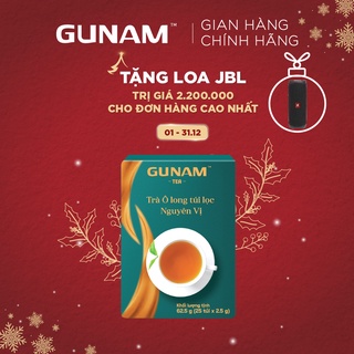 Trà Olong túi lọc GUNAM nguyên vị trà tươi (hộp 25 gói x 2,5g) thumbnail
