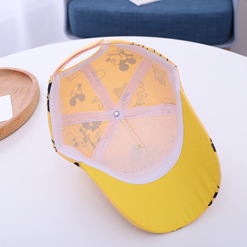 Mũ Lưỡi Trai Chống Nắng Thoáng Khí In Họa Tiết Hoạt Hình Graffiti Có Thể Điều Chỉnh Cho Bé
