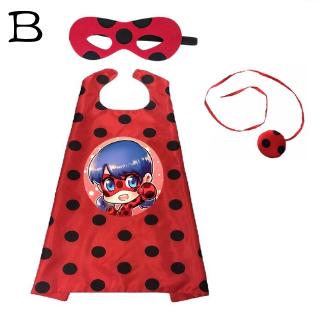 Áo Choàng Hóa Trang Nhân Vật Ladybug Cho Bé Gái