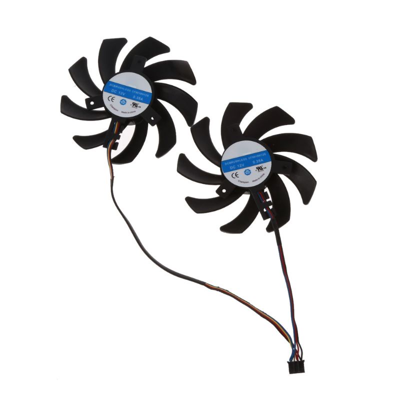 Thẻ Video Làm Mát CF9010H12S RX 480 / 470 VGA GPU Cho XFX R9 390 8G RX480 RX470