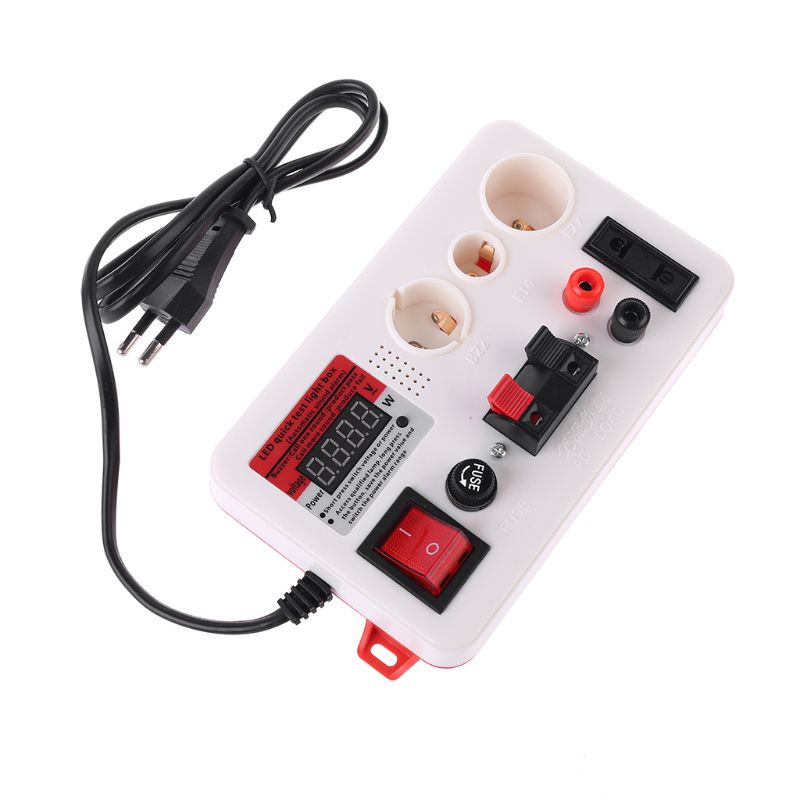 Thiết Bị Kiểm Tra Nguồn Điện Cho Bóng Đèn LED E27 B22 E14