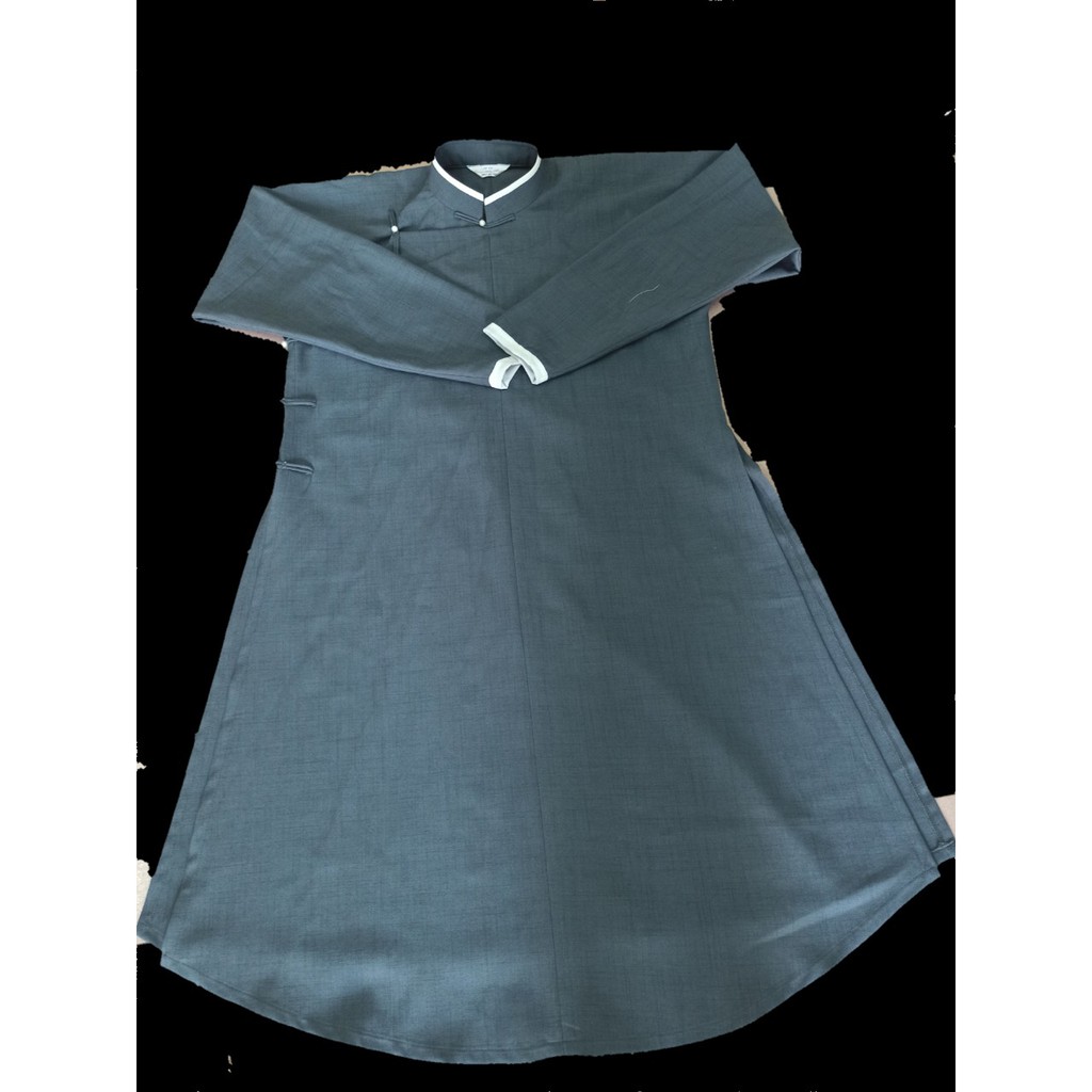 Áo dài nam truyền thống -kèm quần i ngũ thân nam chất liệu vải đũi mềm mại, mát mẻ, lên form áo sang tr