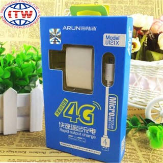 Củ sạc điện thoại ARUN SS Max2-U121X Cổng Micro USB