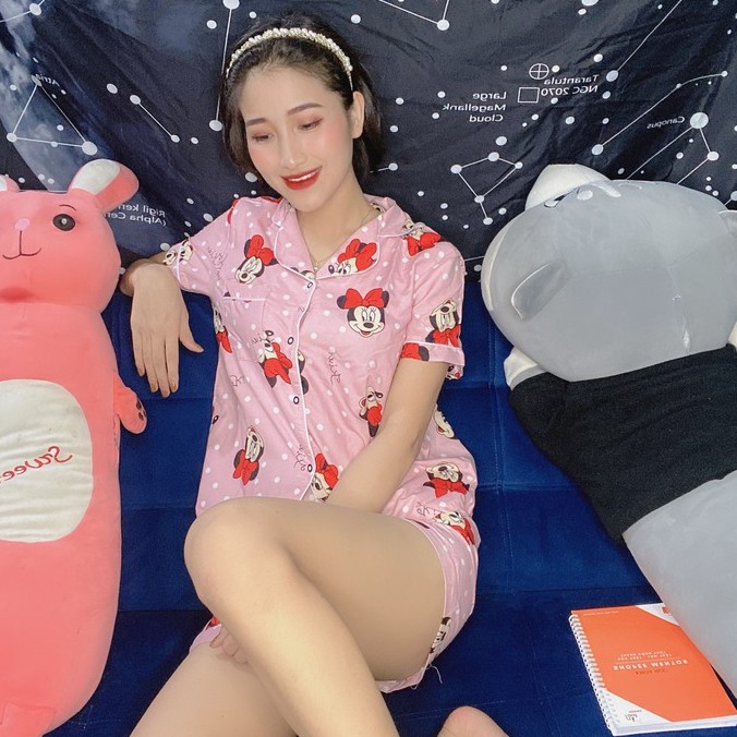 [XẢ HÀNG] Bộ Đồ Ngủ -Pijama cộc thái lan sexy họa tiết đáng yêu cute bảng màu mới nhất chất liệu nhập khẩu mỏng mát | BigBuy360 - bigbuy360.vn