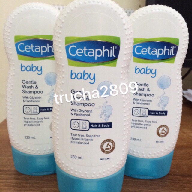 Sữa tắm gội toàn thân cho bé Cetaphil Baby Wash and Shampoo