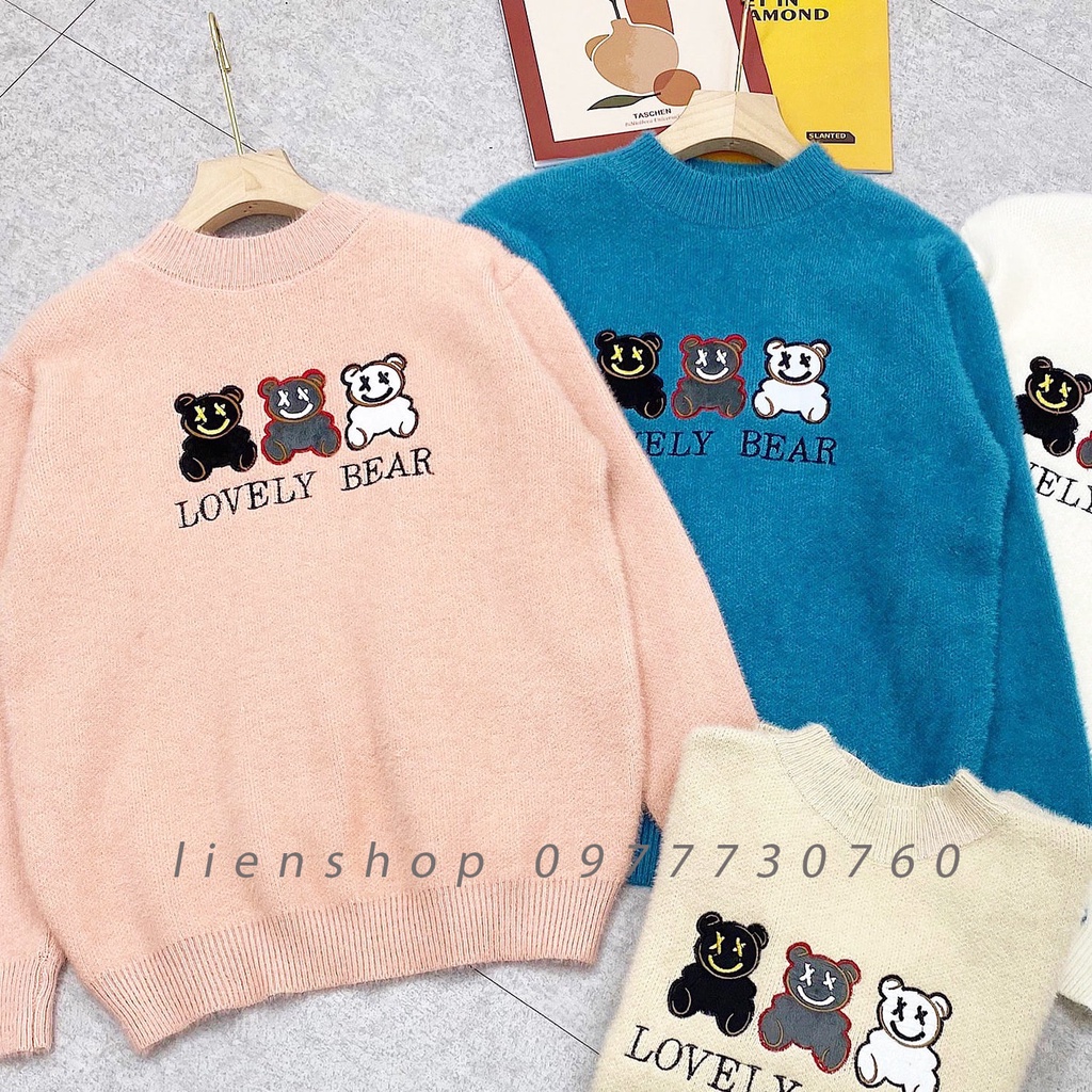 Áo Nữ Len Lông Gấu Lovely | BigBuy360 - bigbuy360.vn