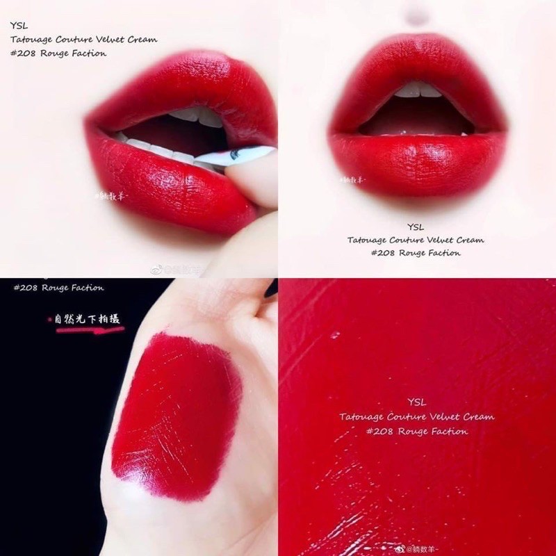 | XINH NGẤT XĨU |  Mẫu thử son YSL Tatouage Velvet Couture Cream 201, 206, 208, 216 KÈM CỌ 🤩 | BigBuy360 - bigbuy360.vn