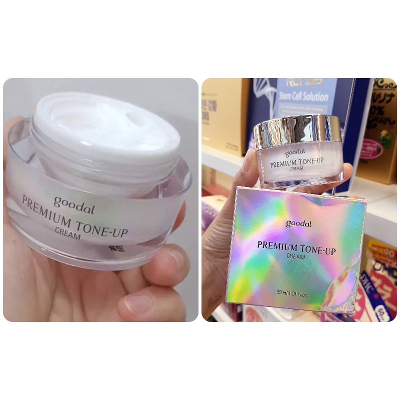Kem Dưỡng Trắng Da Và Nâng Tone Da Tức Thì Goodal Premium Snail Tone-Up Cream 30ml