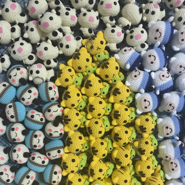 Móc khoá len handmade