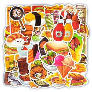 Set Hình Dán Thức Ăn 50 - ST1074