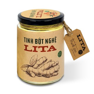 TINH BỘT NGHỆ NGUYÊN CHẤT CAO CẤP THƯƠNG HIỆU LITA, HOÀN TOÀN TỪ THIÊN NHIÊN