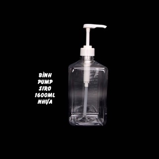 Bình bơm siro nhựa 1600ml