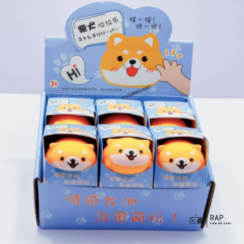 Mô hình chó shiba xả stress siêu co giãn,  siêu đàn hồi dễ thương cute giúp giảm căng thẳng -  Ráp