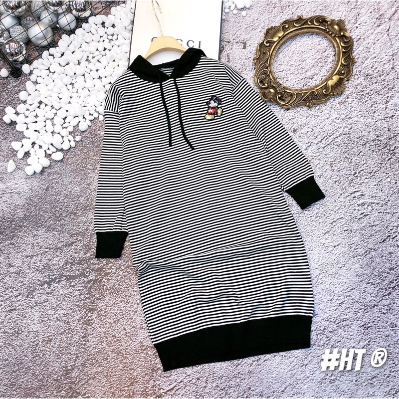 đầm mũ mickey sọc | BigBuy360 - bigbuy360.vn