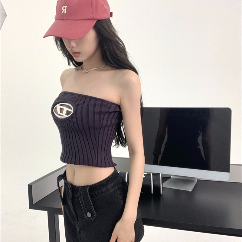 Áo Dệt Kim Sát Nách Thời Trang Mùa Hè Cho Nữ