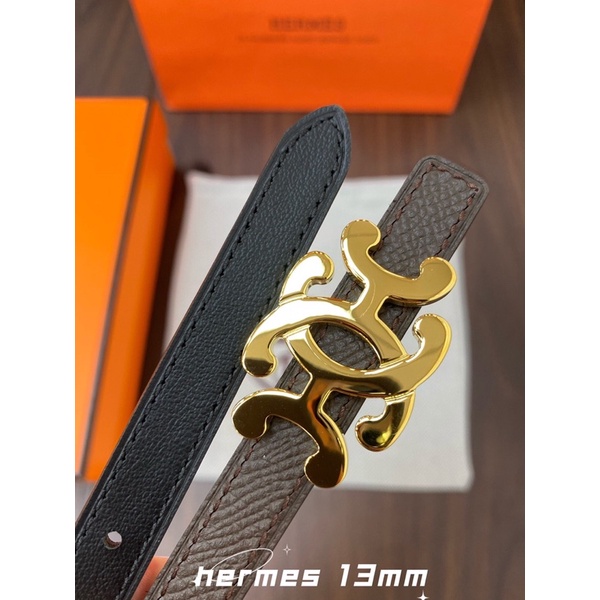 Thắt lưng thời trang nữ thương hiệu cao cấp Hermes HM Mini Constance da thật nhập khẩu nhiều màu