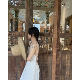 EGGNIE DRESS | mir.byhi | Đầm cổ yếm hở lưng best seller