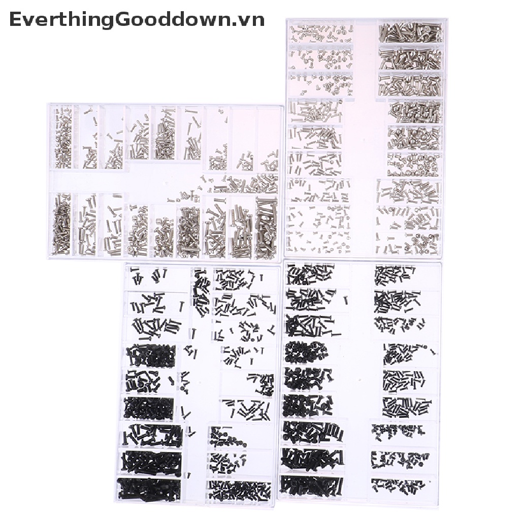 Hộp 500 Đinh Vít 18 Loại Mini Dùng Sửa Chữa Laptop Máy Tính DIY