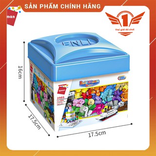 Hộp lego lắp giáp gạch sáng tạo cơ bản 2901 - Đồ chơi xếp hình lego Qman