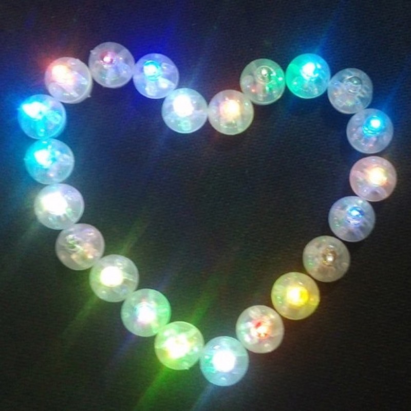 Bóng Bay Mini Có Đèn LED Phát Sáng Hình Tròn Độc Đáo Trang Trí Tiệc Cưới / Sinh Nhật