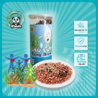 [Mua 2 tặng 1 gói cơm cháy 80gr] Gạo lứt rong biển ăn ngay 300gr - Vua ăn vặt iPanda - ăn là thích