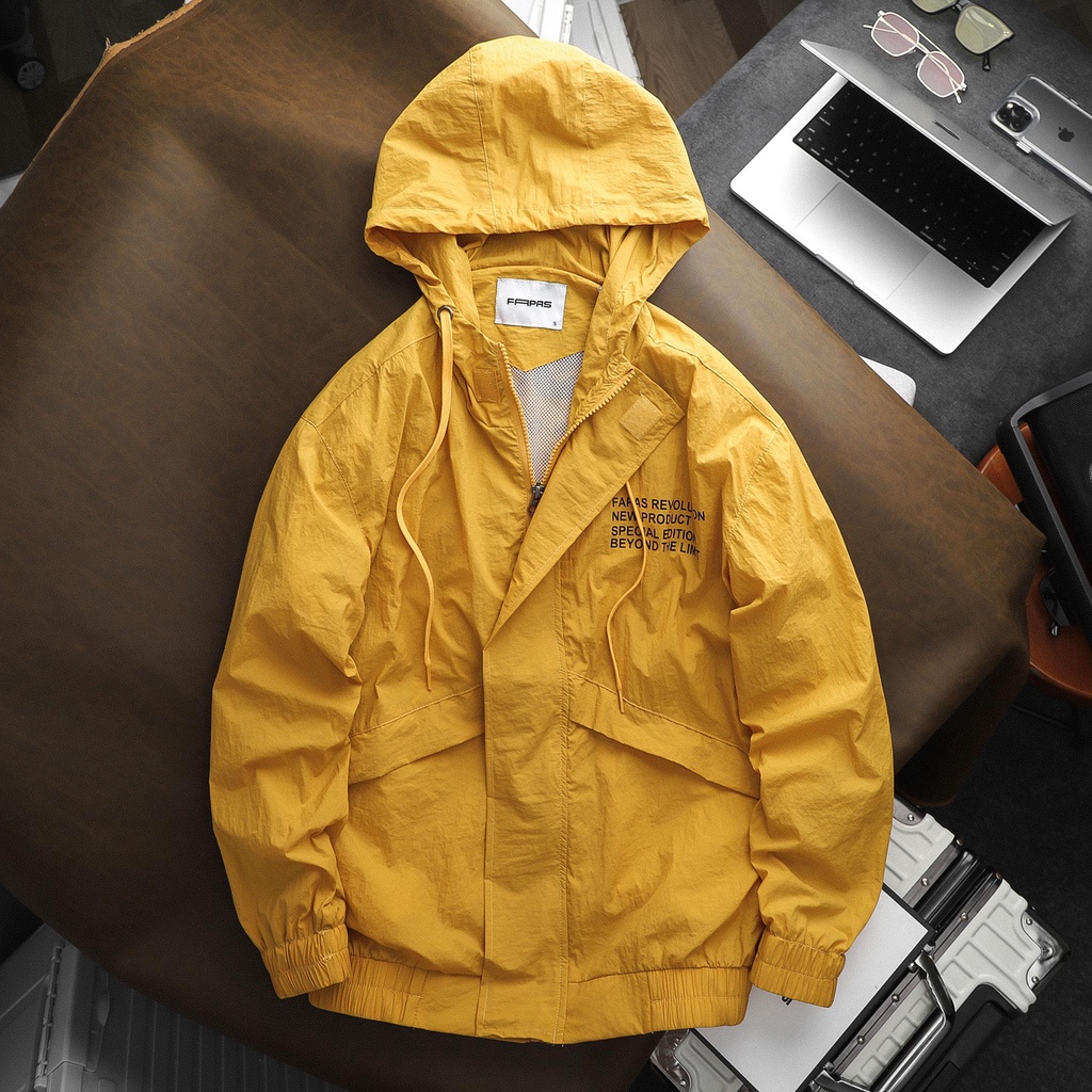 Áo Khoác Dù Tamac Chất Dù Chống Thấm Nước Thiết Kế Năng Động Với Phần Bo Chun Cổ Tay Gấu Áo Chắc Chắn - FAPAS