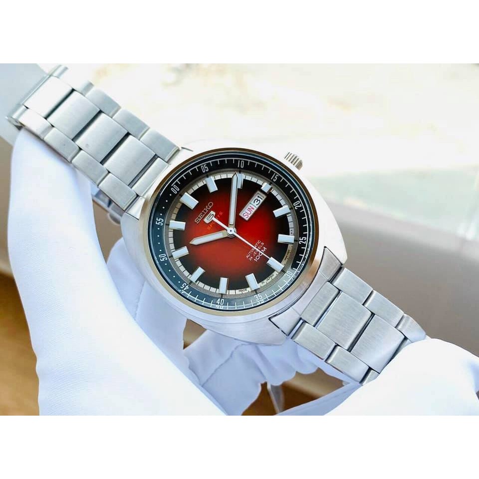 Đồng hồ nam chính hãng Seiko 5 Automatic SRPB17J1 - Máy cơ tự động - Mặt kính cứng - Bản Nội Địa Nhật