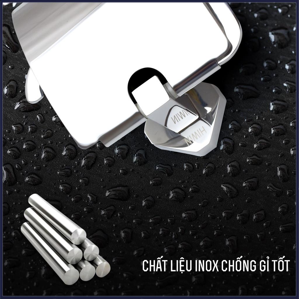 Lô giấy, hộp đựng giấy vệ sinh chất liệu inox 304 mặt gương bóng HIWIN Y-834