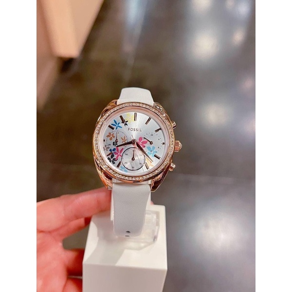 Đồng Hồ Auth Nữ Fossil Case 34mm, chống nước 30m