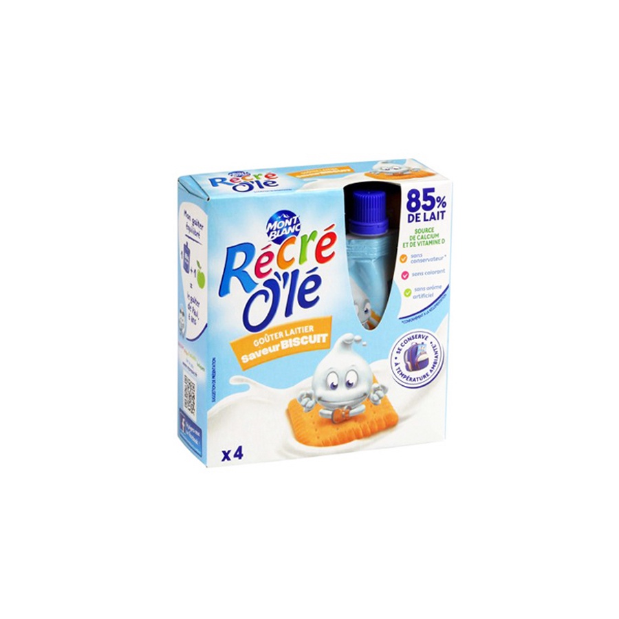 Váng sữa túi Mont Blanc Recre Ole & Paturages cho bé