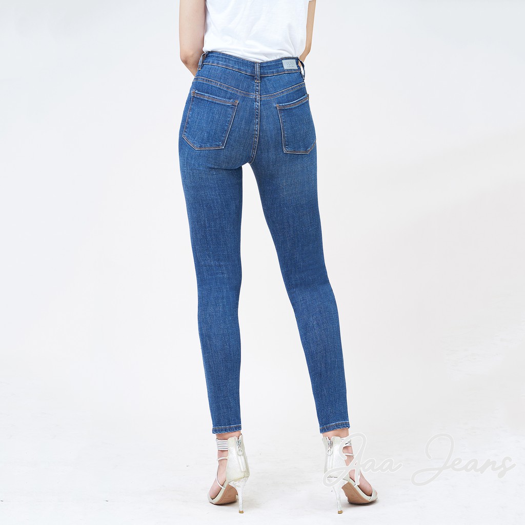 Quần Jean Nữ Ôm Lưng Cao Aaa Jeans Xanh Đậm – UCSD RAYON