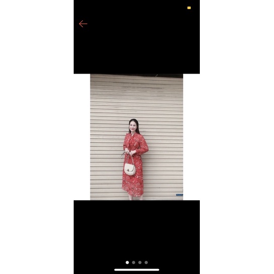Váy hoa nhí hàng hiệu như hình size m